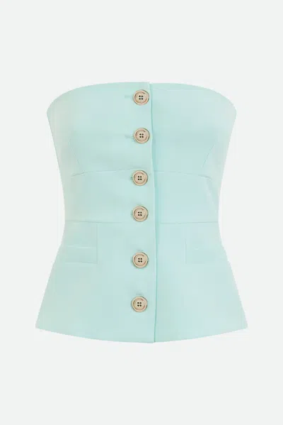 Pinko Top Turchese In Blue