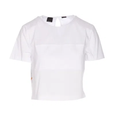 Pinko Tecno Popeline Wanted Top In White