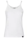 Pinko Round Neck Suspenders In White