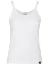 Pinko Round Neck Suspenders In White