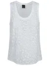 Pinko Crew Neck Vest In White