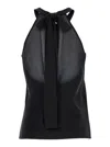 Pinko Sleeveless Vest In Black