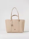 Pinko Tote Bags  Woman Color Beige In Beige
