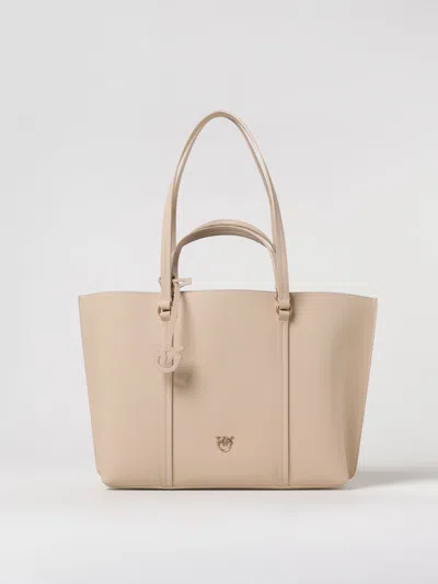 Pinko Tote Bags  Woman Color Beige
