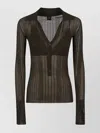 Pinko Transparent Crepe Polo Anapurna
