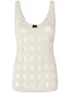 Pinko Cut-out Detailing Top With Appliqué Logo