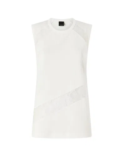 Pinko Trendy Mini Sweater For Women - Ss26 Collection In White