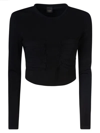 Pinko Trinity Sweater In Black