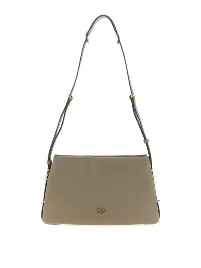 Pinko Triplet Crossbody Bag In Neutral