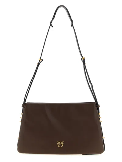 Pinko Triplet Crossbody Bags Brown