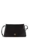 Pinko Maxi Clutch With Soft Calfskin Shoulder Strap