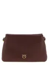 Pinko Triplet Mini Shoulder Bag Adjustable Strap In Blue