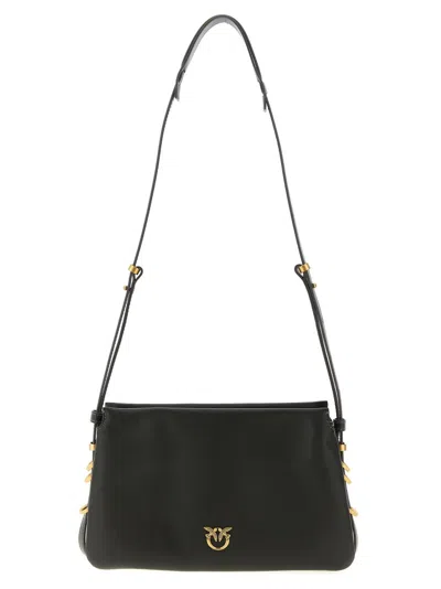 Pinko Triplet' Mini Crossbody Bag In Black