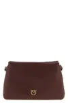 Pinko Triplet Mini Shoulder Bag Adjustable Strap In Purple