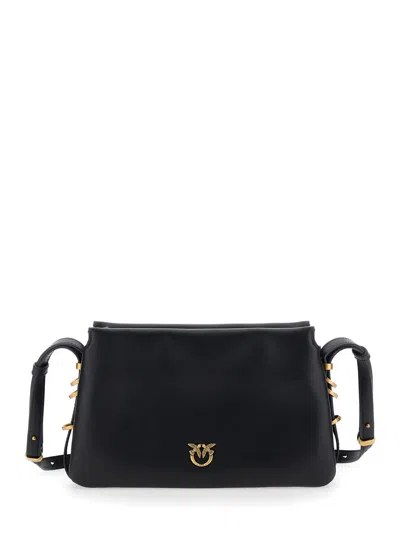 Pinko Triplet Mini Vitello Morbido In Black
