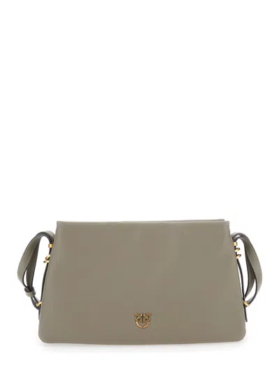 Pinko Triplet Vitello Morbido In Gray