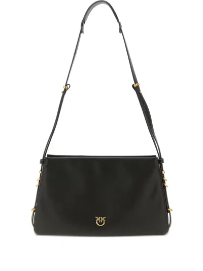 Pinko Triplet Zip-top Cross Body Bag In Green