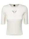 Shop Pinko Tritone White Sweater