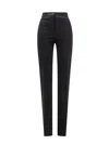 Pinko Black High-waist Tailored Trousers In Black