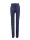Pinko Flared Trousers With Frontal Pinces And Belt Loops In Blue