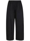 Pinko Relaxed Wide-leg Trousers With Elastic Waistband