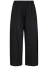 Pinko Relaxed Wide-leg Trousers With Elastic Waistband