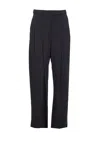 Pinko Flared Trousers With Belt Loops And Pockets In Blue