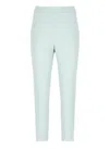 Pinko High Waist Tailored Fit Trousers In Green