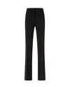 Pinko Flattering Tailored Trousers With Classic Waistband In Black