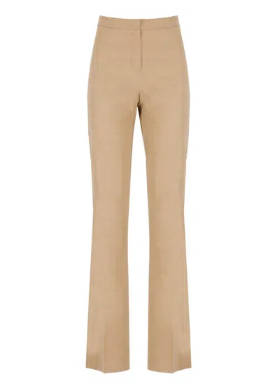 Pinko Trousers In Neutral