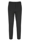 Pinko Side-pockets Straight Trousers In Black