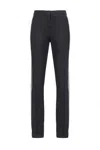 Pinko Trousers With Side Detailing And Fabric Blend In Black