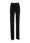 Pinko High-waisted Flared Trousers In Black