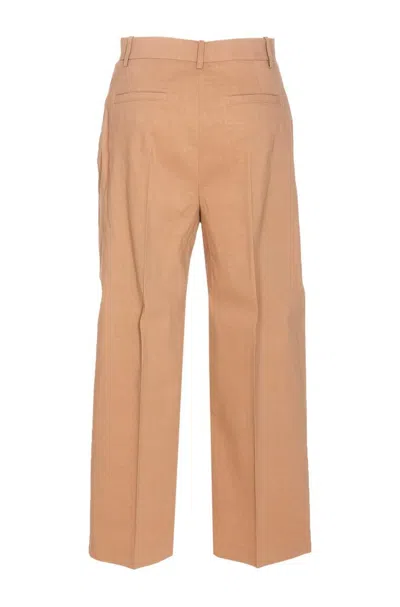 Pinko Trousers In Brown