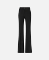 Pinko Flared Tailored Trousers In Black