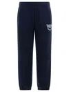 Pinko Embellished Love Birds Track Pants In Blue