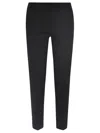 Pinko Black Slim-fit Tailored Trousers In Black
