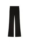 Pinko Wide-leg Black Trousers With Tailored Finish In Black