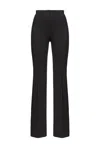 Pinko Slim-cut Cropped Trousers In Black