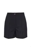 Pinko Twill Tailored Shorts For Men In Black