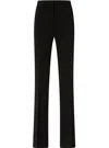 Pinko Flattering Tailored Trousers With Classic Waistband In Black