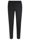 Pinko Black Slim-fit Tailored Trousers In Black