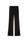 Pinko Wide-leg Black Trousers With Tailored Finish In Black