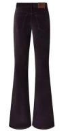 Pinko Trousers Blacks And Greys In Purple