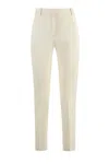 Pinko Bello Straight-leg Trousers In Blue