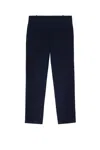 Pinko Wide-leg Black Trousers With Tailored Finish In Blue