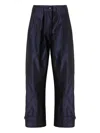 Pinko Straight-leg Casual Pants In Blue