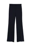 Pinko Flared Trousers With Pockets And Loops In Blue