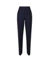 Pinko Women's Bello Straight-leg Trousers In Blue