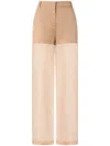 Pinko Belt Loops Slacks In Brown